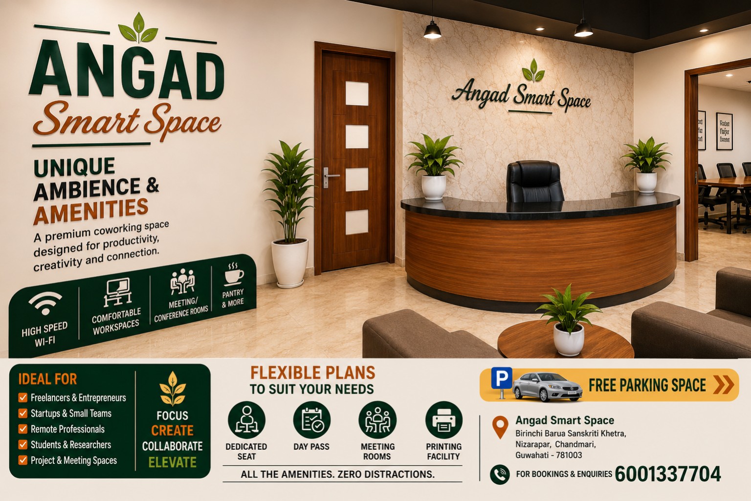 Angad Smart Space facilities and amenities