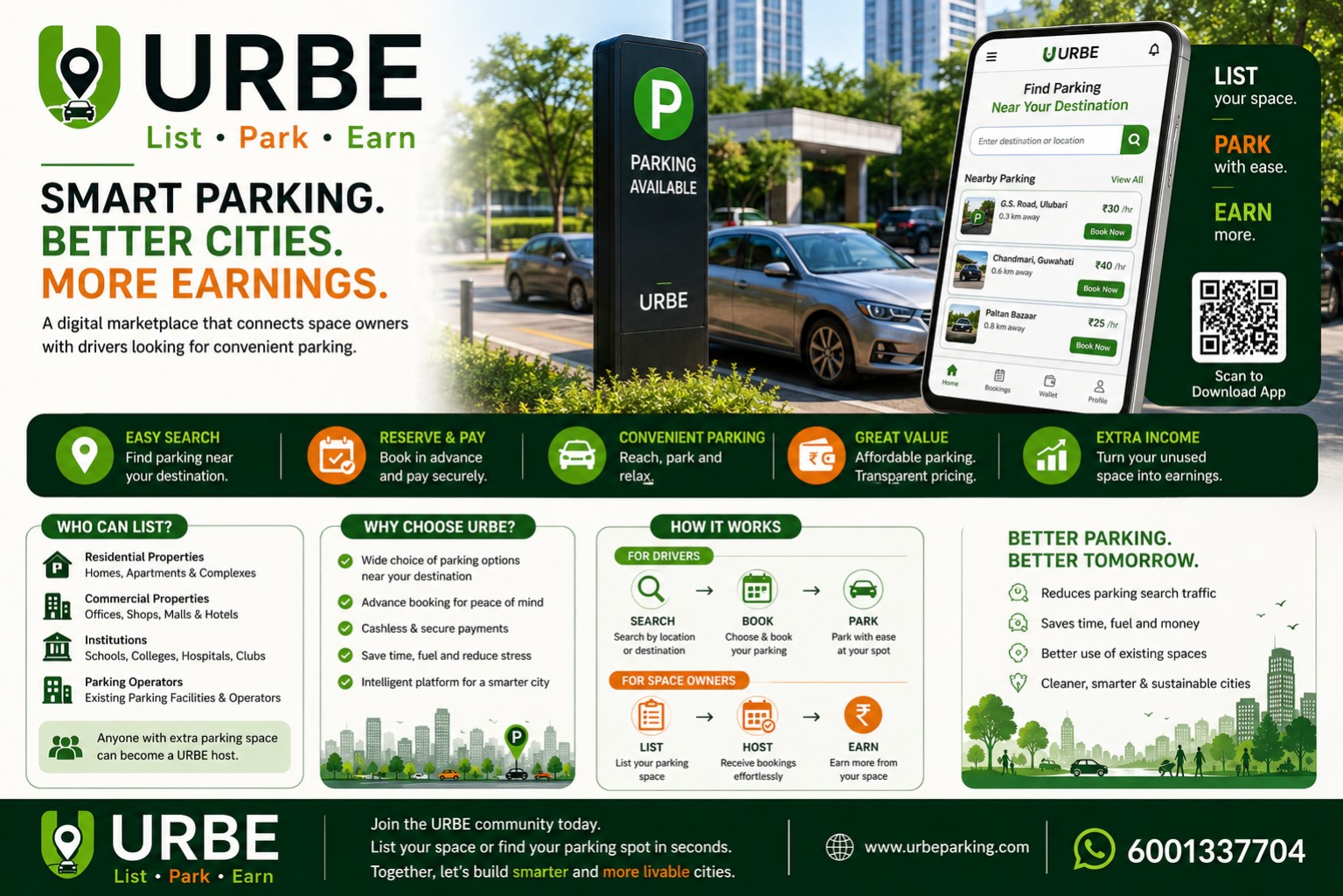 URBE smart parking marketplace